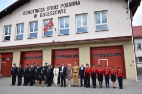 Wizytacja Ministra Michała Wójcika w OSP Goleszów